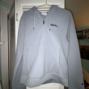 Champion Light Gray Unisex Zip-Up Sweater